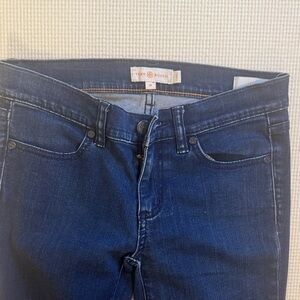 Tory Burch Women's Dark Blue Skinny Jeans